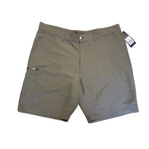 Adidas Cargo‎ Shorts Mens 38 Olive Green Performance Polyester NWT